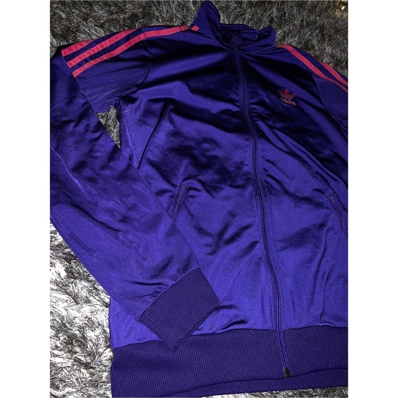 pink and purple adidas jacket